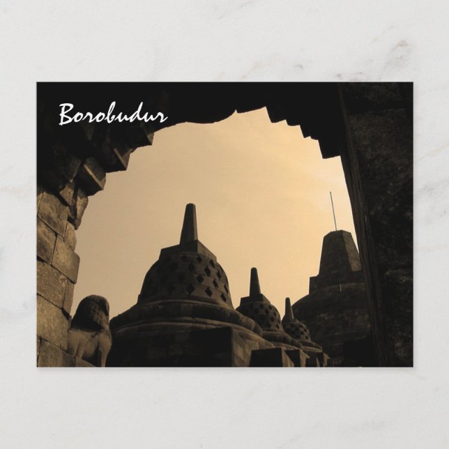 Carte Postale Borobudur (Devant)