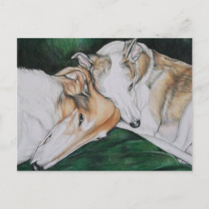 Carte postale Boroi et Whippet Dlog Art