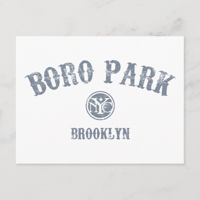 Carte Postale Borough Park (Devant)