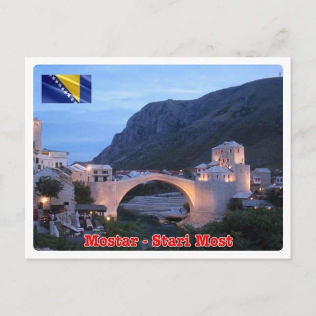 Carte Postale Bosnie-Herzégovine - Mostar - Stari Most - (Devant)