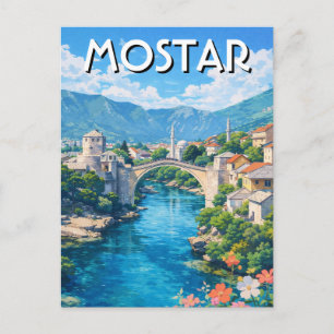 Carte Postale Bosnie-Herzégovine Mostar Voyage