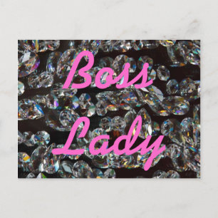 Carte postale Boss Lady Crystals