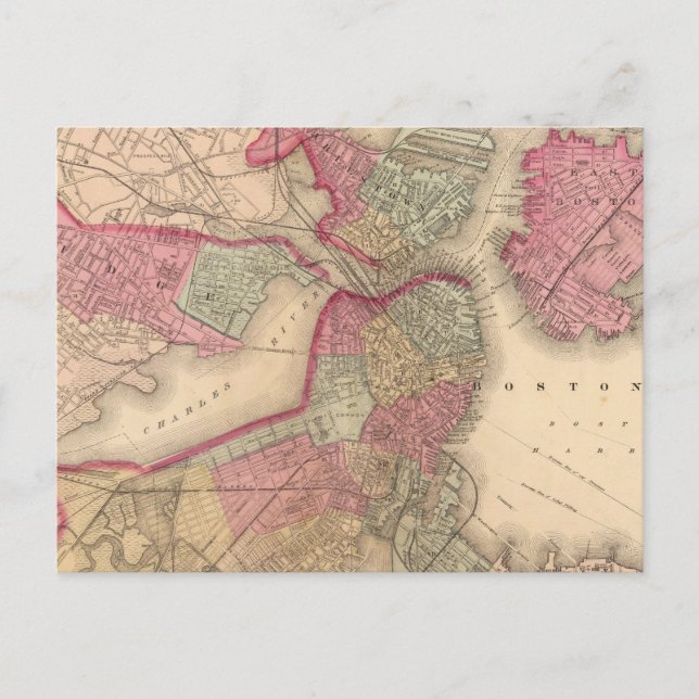 Carte Postale Boston (Devant)