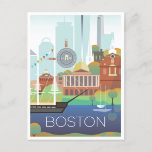 Carte postale Boston