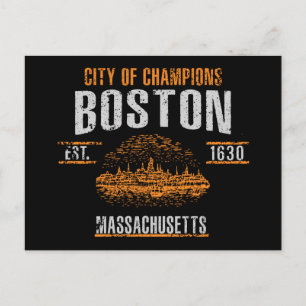 Carte Postale Boston