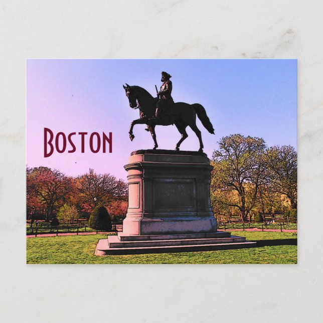 Carte postale Boston (Devant)
