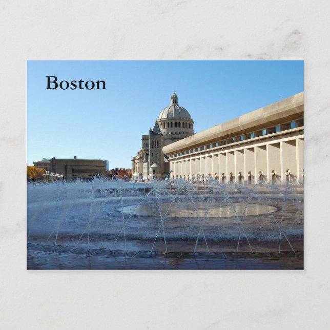 Carte Postale Boston (Devant)