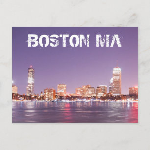 CARTE POSTALE BOSTON
