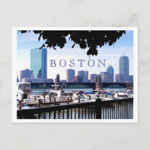Carte Postale Boston - Bateaux, Boughs et Ponts