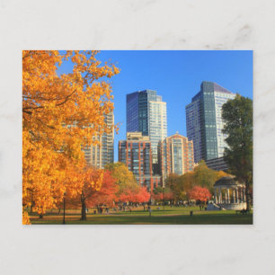 Carte Postale Boston Common à l'automne