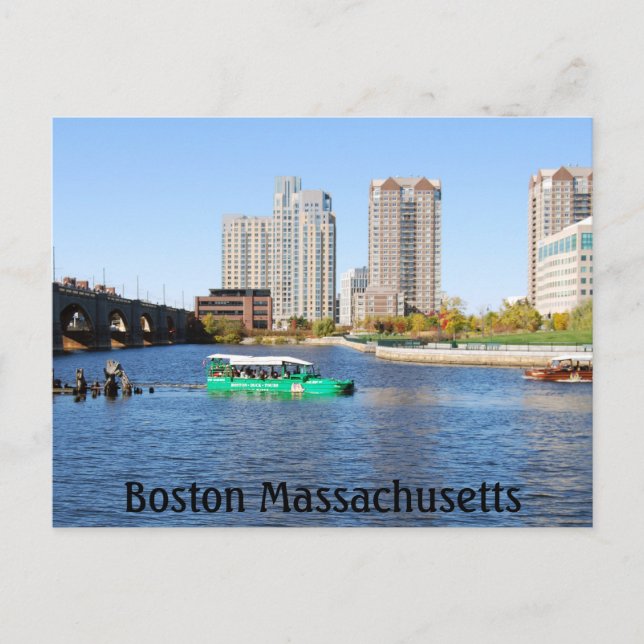 Carte Postale Boston Duck Tours (Devant)