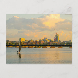 Carte Postale Boston et la rivière Charles en été après-midi