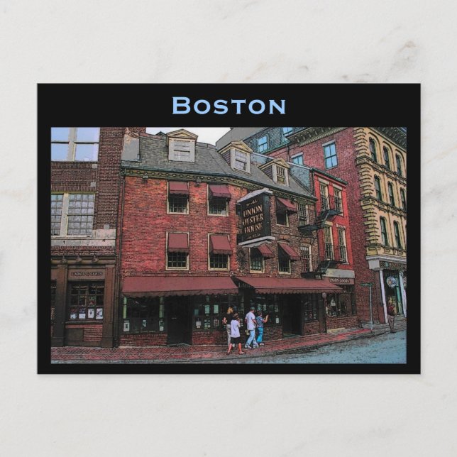 Carte postale Boston historique (Devant)