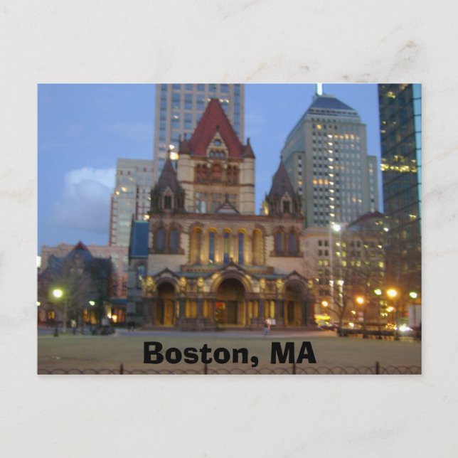 Carte Postale Boston, MA (Devant)