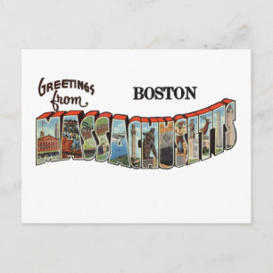 Carte Postale Boston MA