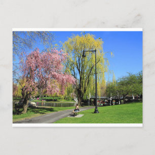 Carte Postale Boston, Massachusetts - Boston Gardens Post Card
