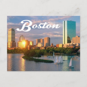 Carte Postale Boston, Massachusetts - Boston Harbour Post Card