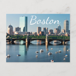 Carte Postale Boston, Massachusetts - Boston Harbour Post Card