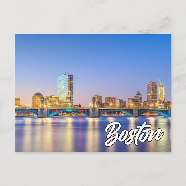 Carte Postale Boston, Massachusetts, États-Unis (Devant)