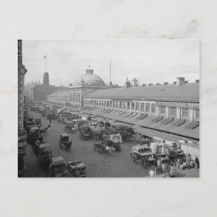 Carte postale Boston Quincy Market 1904