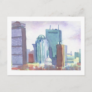 Carte postale Boston Skyline