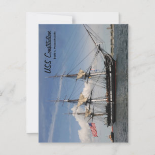 Carte postale Boston USS Constitution