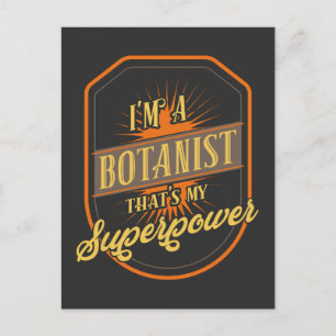 Carte Postale Botaniste