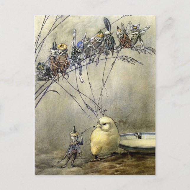 Carte Postale "Bother the Gnat" - ton bleu (Devant)