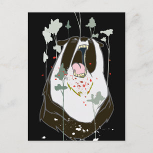 Carte Postale Bots en colère "Poche pleine de monstres"