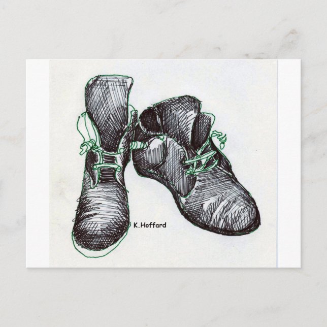 Carte Postale Bottes dansantes (Devant)