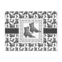 Bottes de mode victorienne vintage Élégante Motif