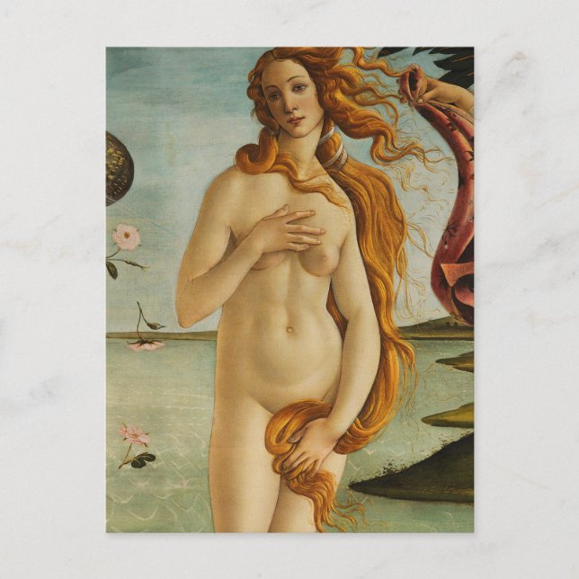 Carte Postale Botticelli La naissance de Vénus (Devant)
