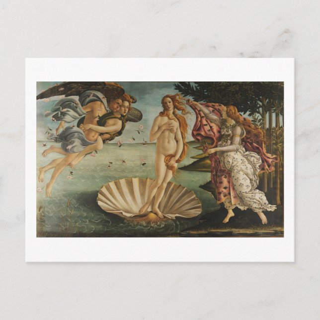 Carte Postale Botticelli, Naissance de Vénus (Devant)