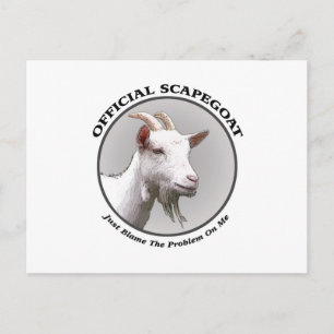 Carte Postale bouc émissaire