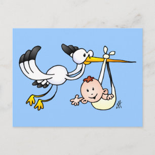 Carte Postale Bouche avec bébé