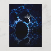 Bouche De Grotte Bleue Lune, Art Fractal.