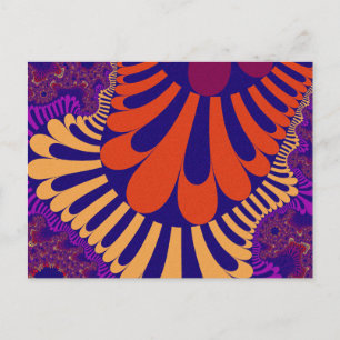 Carte Postale Boucle violette et bleue
