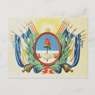 Carte Postale Bouclier de la Confédération argentine