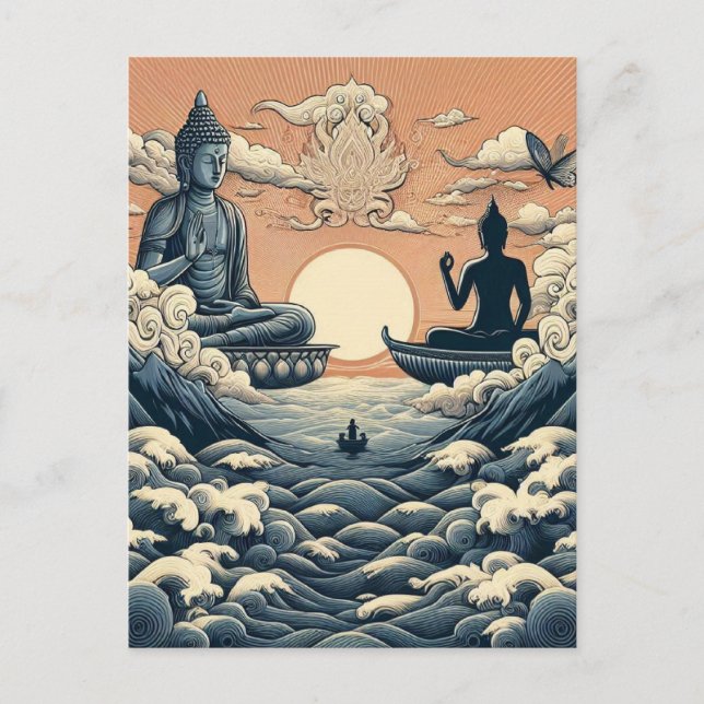 Carte Postale Bouddha (Devant)