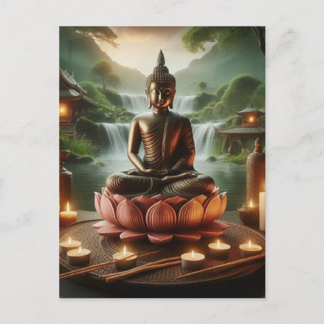 Carte Postale Bouddha (Devant)