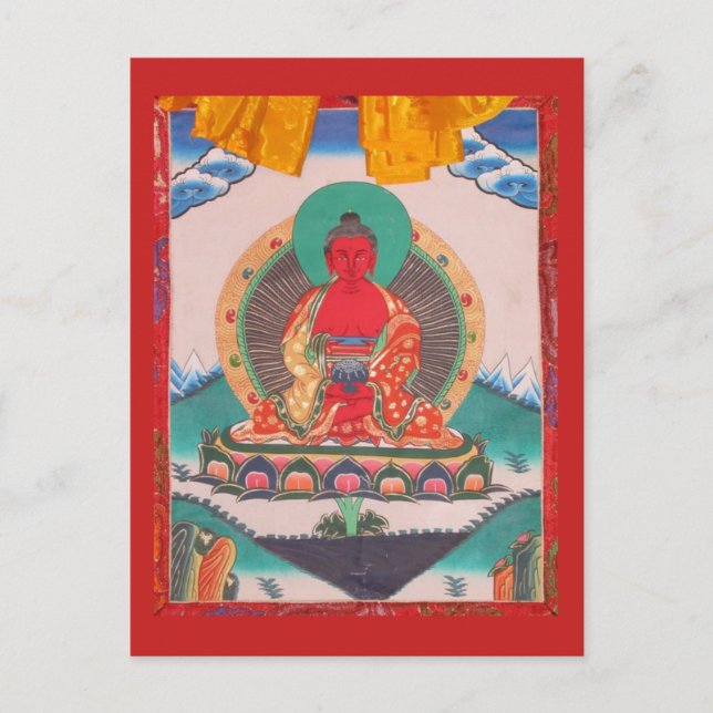 Carte Postale Bouddha Amitabha (Devant)