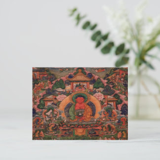 Carte Postale Bouddha Amitabha dans sa Terre Pure de Suvakti