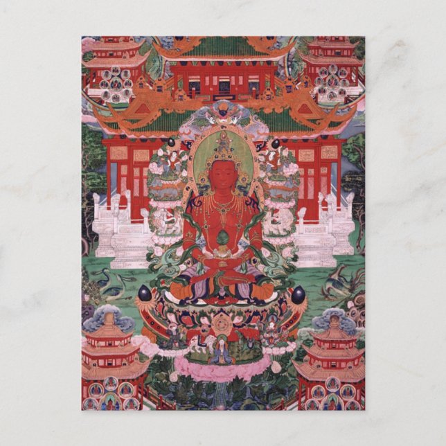 Carte Postale Bouddha Amitayus (Devant)