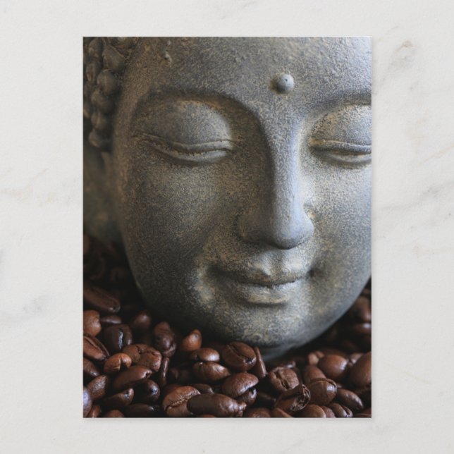 Carte Postale Bouddha café (Devant)