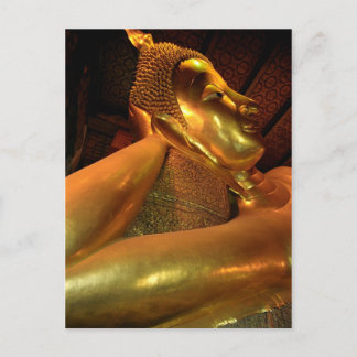 Carte Postale Bouddha couché du temple Wat Pho à Bangkok