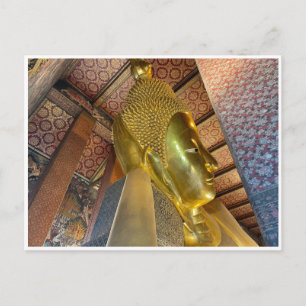 Carte Postale bouddha couché thaïlande