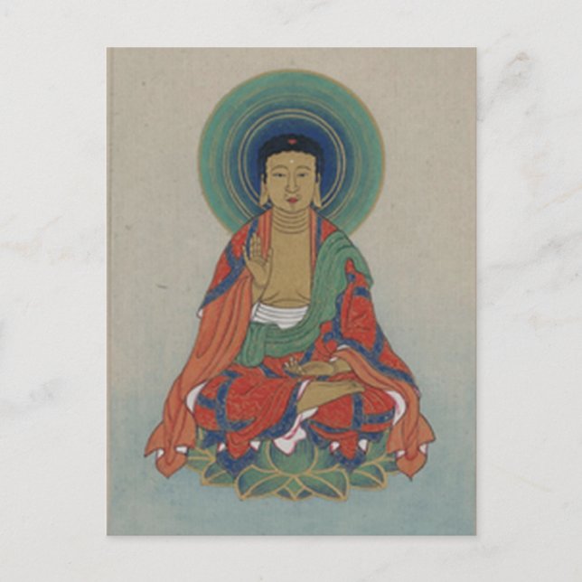 Carte postale Bouddha de guérison (Devant)