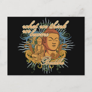 Carte Postale Bouddha Devient Citation