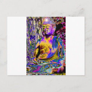 Carte Postale Bouddha éclairé