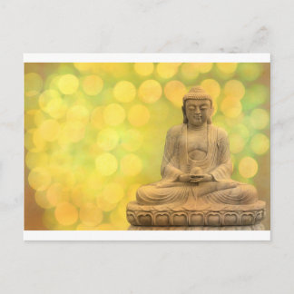 Carte Postale bouddha (jaune)
